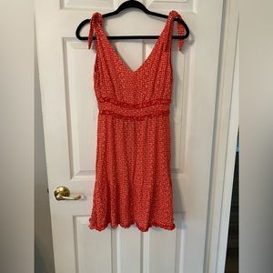 Red and White dress- Size S